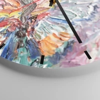 Esfera sin numeración, con rayas