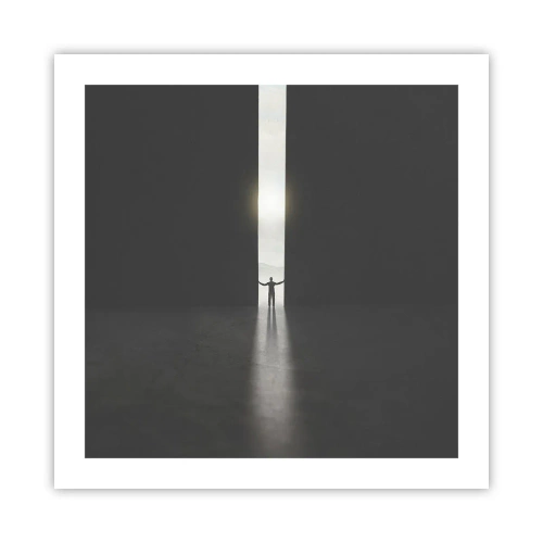 Póster - Un paso hacia un futuro brillante - 50x50 cm