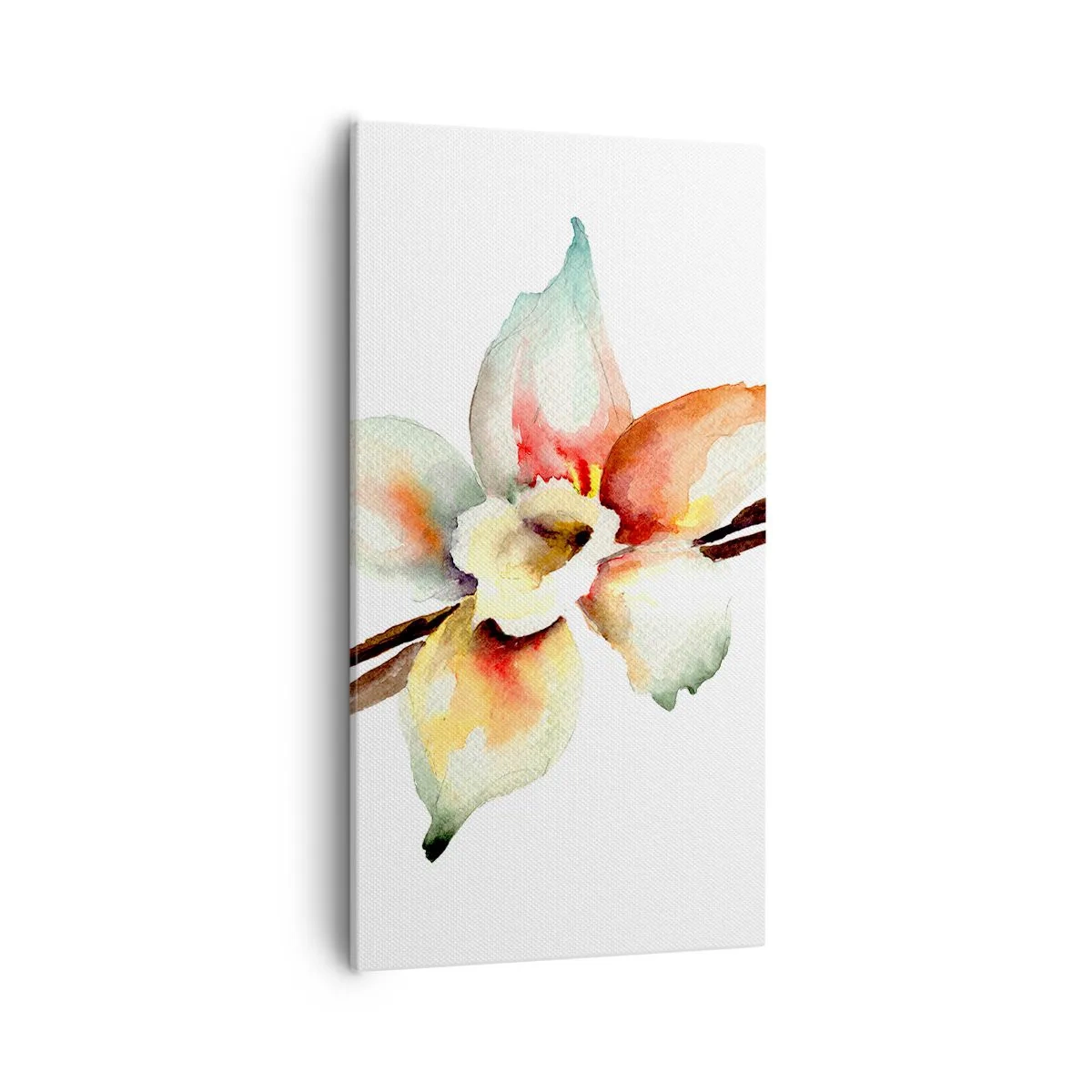 Cuadro sobre lienzo - Impresión de Imagen - Dulzura salpicada de pintura - 55x100 cm