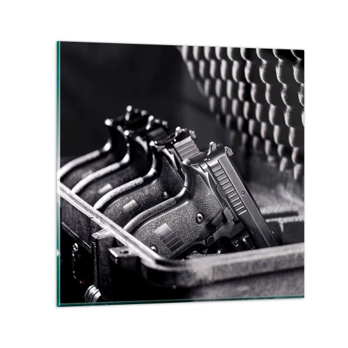 Cuadro sobre vidrio - Impresiones sobre Vidrio - ¡Fuego! - 40x40 cm