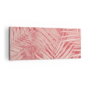 Cuadro sobre lienzo - Impresión de Imagen - Concepto rosa - 100x40 cm
