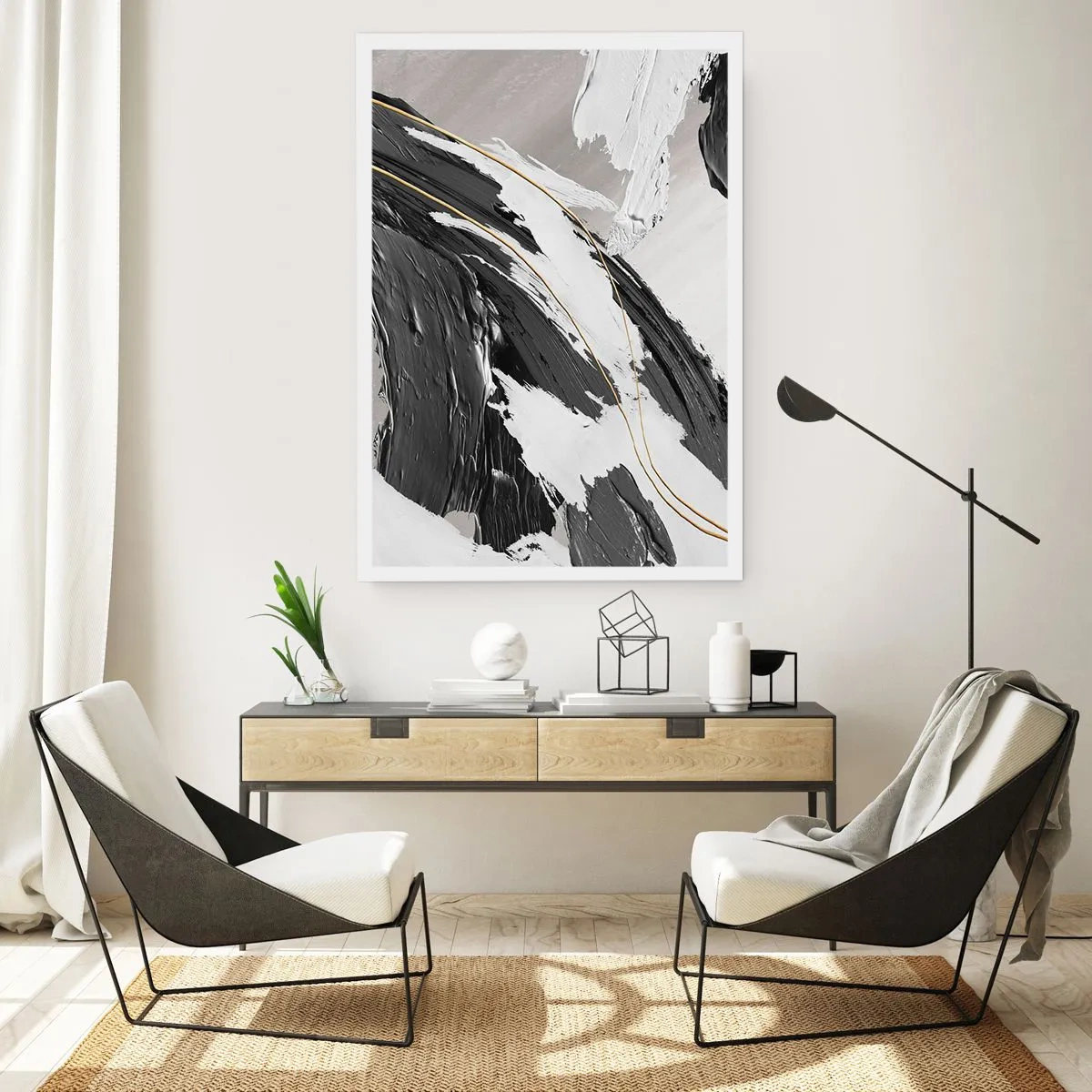 Póster - Abstracción con estilo - 40x50 cm