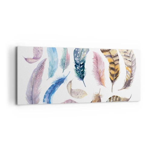 Cuadro sobre lienzo - Impresión de Imagen - Ligero, colorido y multicolor - 100x40 cm