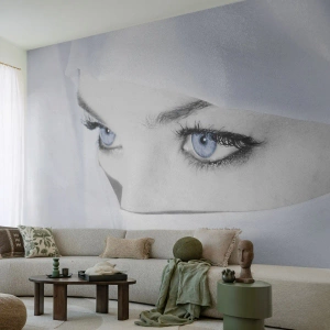 Fotomural Premium Canvas - Directamente de las mil y una noches - Mujer, Ojos, Cultura - 450x315 cm