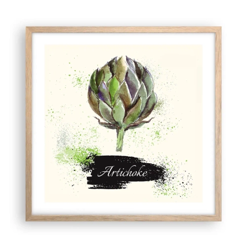 Póster en marco roble claro - El sabor del otoño - 50x50 cm