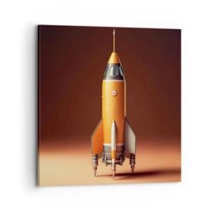 Cuadro sobre lienzo - Impresión de Imagen - Comienza con un sueño - 70x70 cm