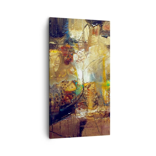 Cuadro sobre lienzo - Impresión de Imagen - Frío, templado, caliente - 45x80 cm