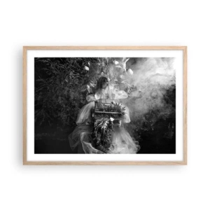 Póster en marco roble claro - La madre misma - La naturaleza - 70x50 cm