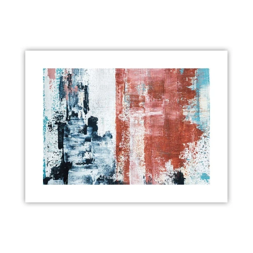Póster - Mitad abstracción, mitad abstracción - 40x30 cm