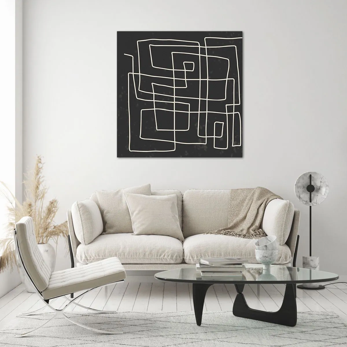 Cuadro sobre vidrio - Impresiones sobre Vidrio - No es tan sencillo - 40x40 cm