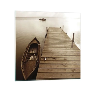 Cuadro sobre vidrio - Impresiones sobre Vidrio - La auténtica paz - 50x50 cm