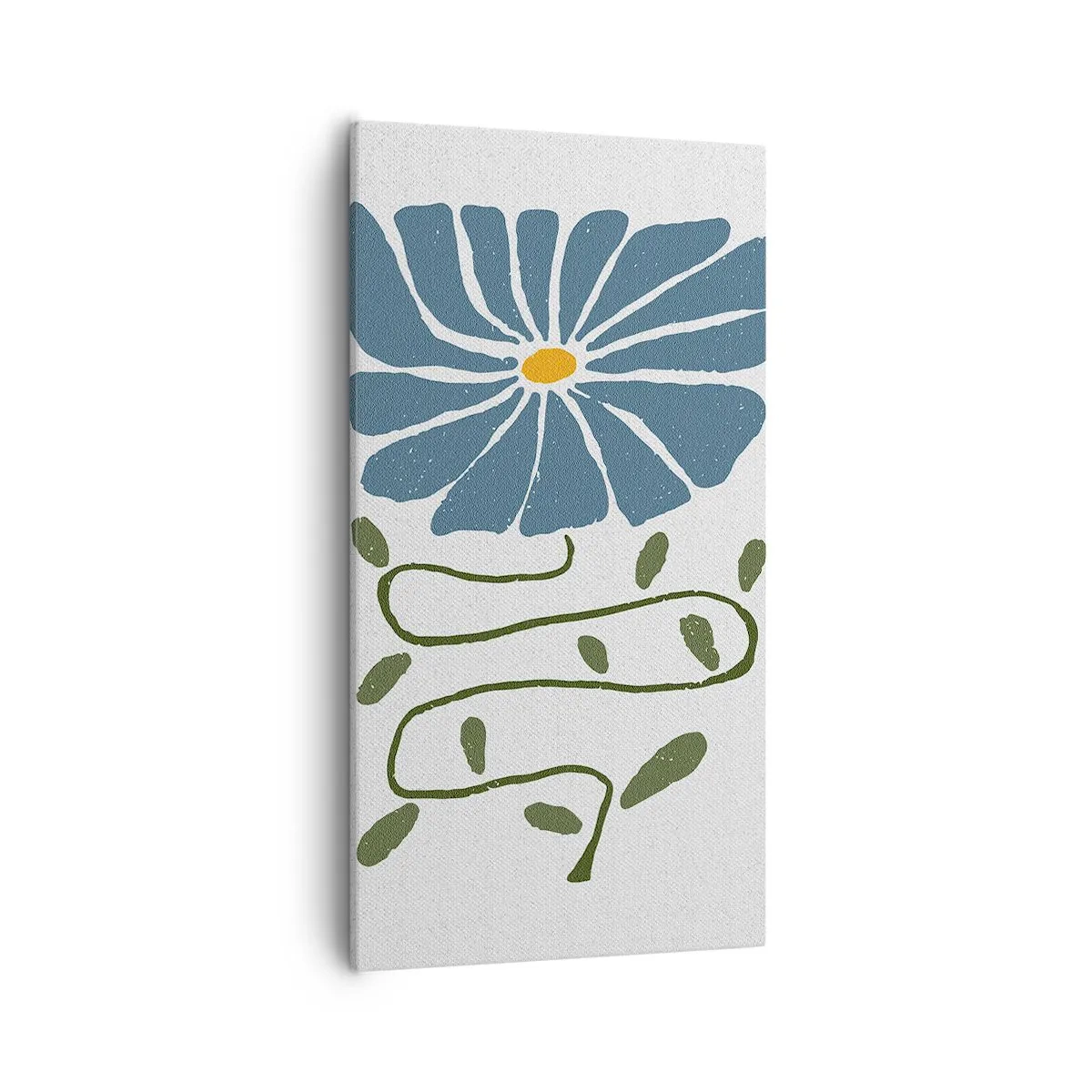 Cuadro sobre lienzo - Impresión de Imagen - De ramita a flor - 55x100 cm