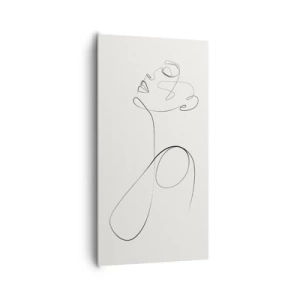 Cuadro sobre lienzo - Impresión de Imagen - En el bucle de los sueños - 65x120 cm