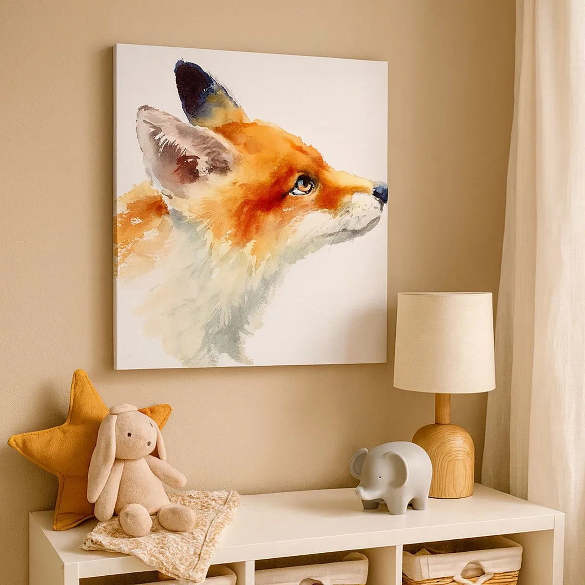 Cuadro sobre lienzo - Impresión de Imagen - Nunca se es demasiado cuidadoso - 30x30 cm