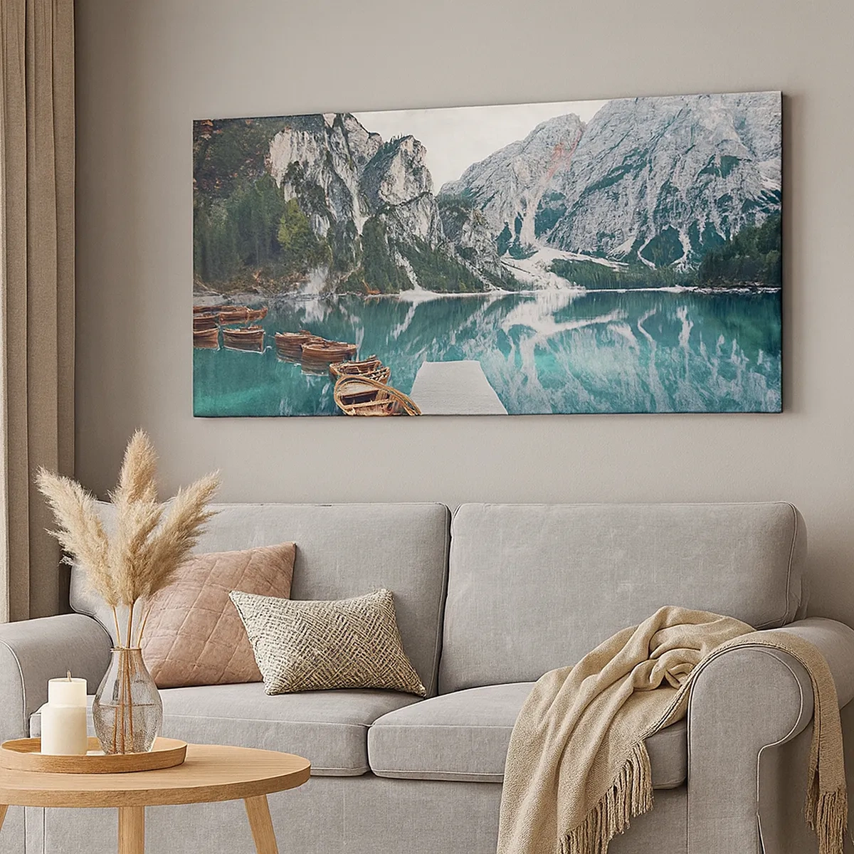 Cuadro sobre lienzo - Impresión de Imagen - Te mostraremos la fuente de la belleza - 30x30 cm