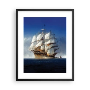 Póster en marco negro - La gran gloria - 40x50 cm