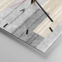 Esfera sin numeración, con rayas