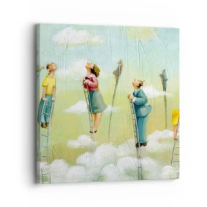 Cuadro sobre lienzo - Impresión de Imagen - Sigue tu sueño - 30x30 cm