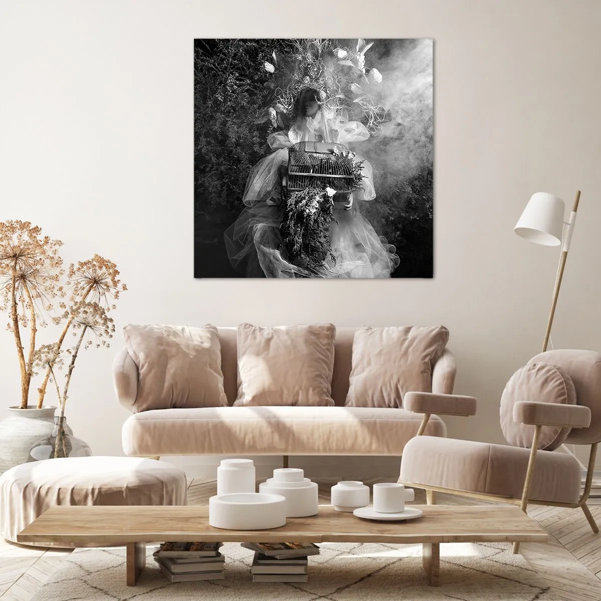 Cuadro sobre lienzo - Impresión de Imagen - La madre misma - La naturaleza - 30x30 cm