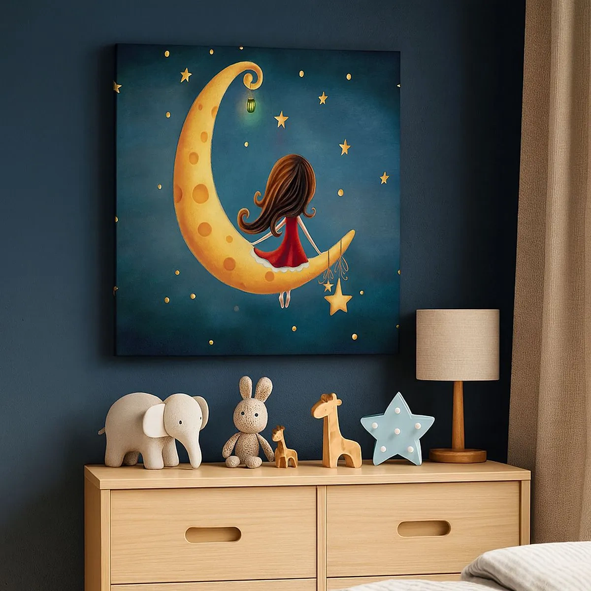 Cuadro sobre lienzo - Impresión de Imagen - Érase una vez... - 30x30 cm