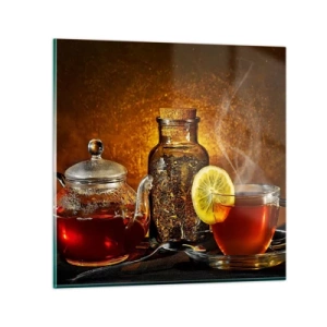 Cuadro sobre vidrio - Impresiones sobre Vidrio - Al estilo de los maestros holandeses - 30x30 cm