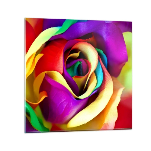 Cuadro sobre vidrio - Impresiones sobre Vidrio - Es imposible - 40x40 cm