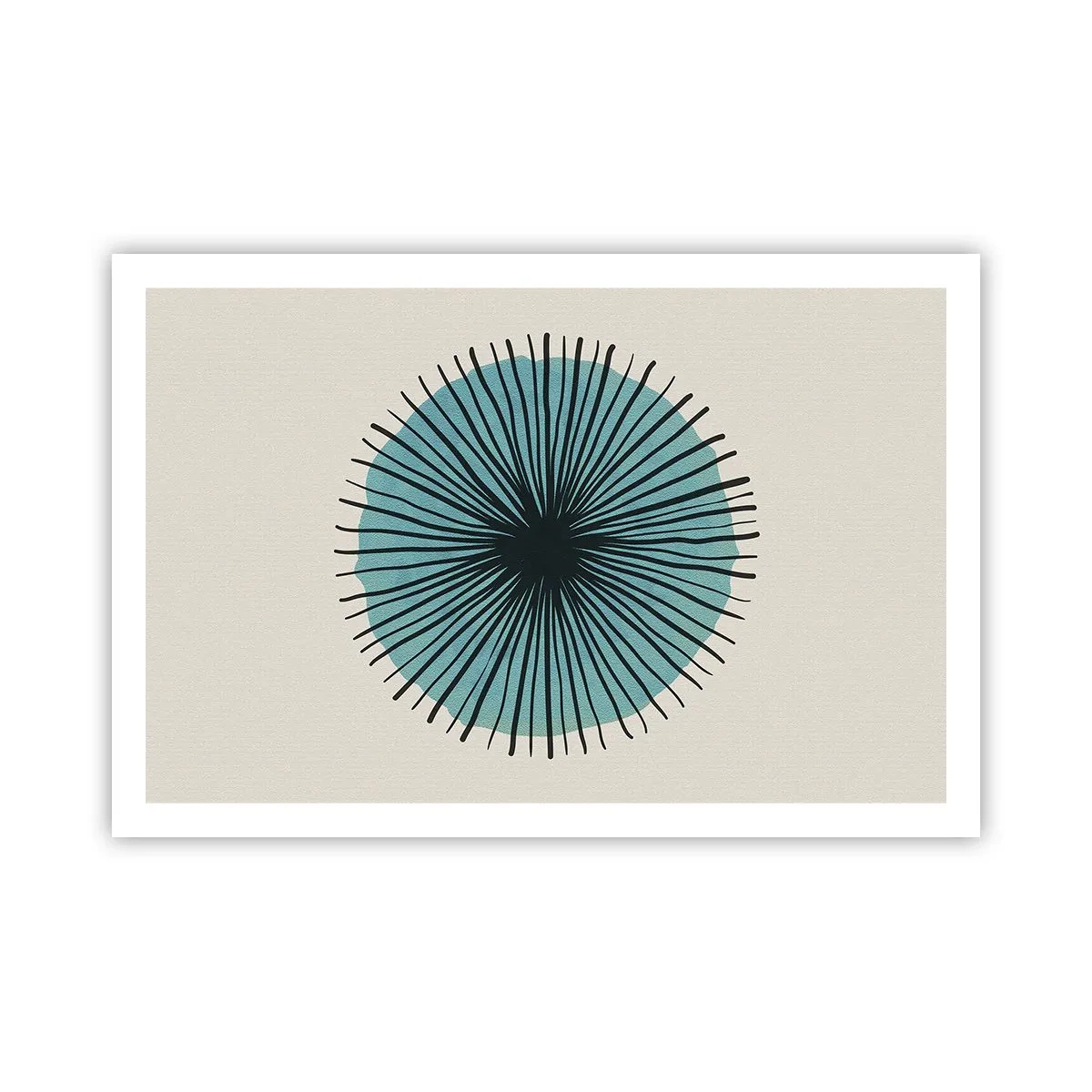Póster - Radiante en azul - 91x61 cm
