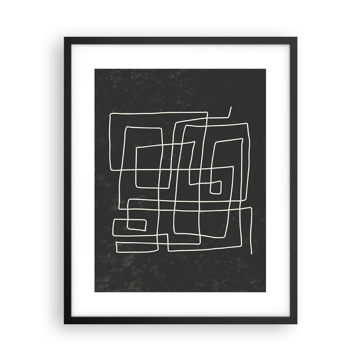Póster en marco negro - No es tan sencillo - 40x50 cm