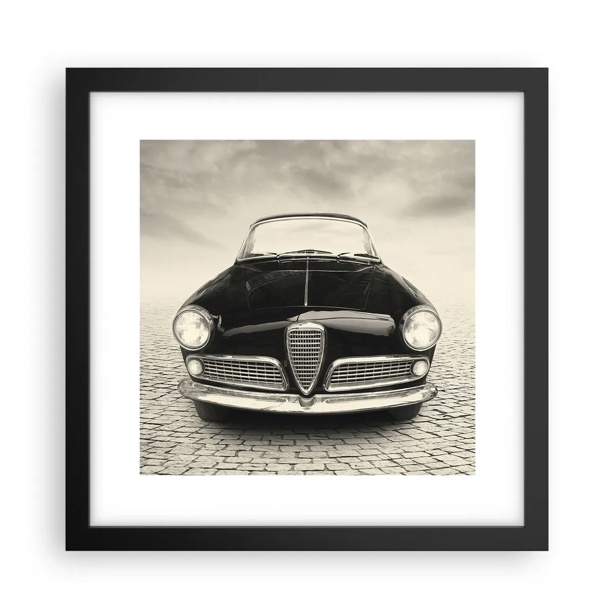 Póster en marco negro - ¿Y cómo no quererme? - 30x30 cm