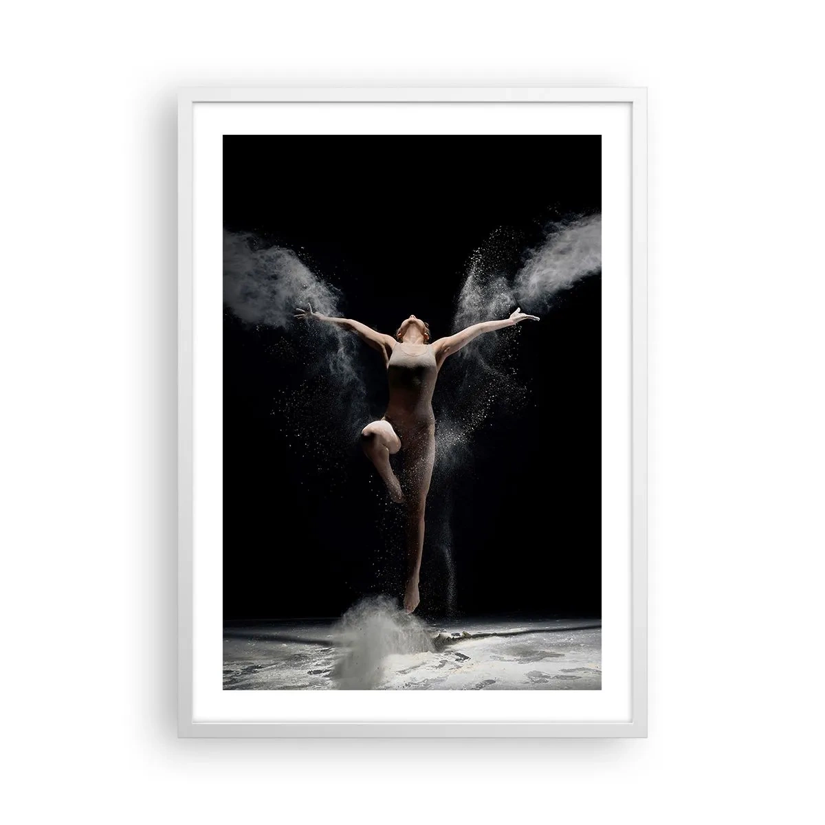 Póster en marco blanco - Los duendes existen - 50x70 cm