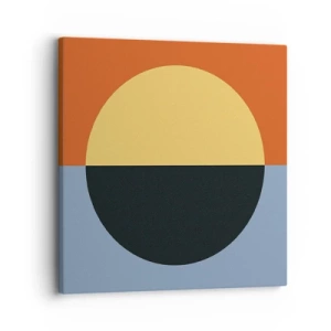 Cuadro sobre lienzo - Impresión de Imagen - Una composición de calidez y frescura - 30x30 cm