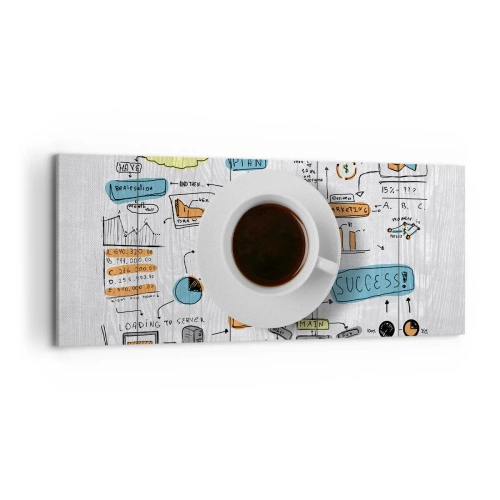 Cuadro sobre lienzo - Impresión de Imagen - Tiempo de descanso - 100x40 cm