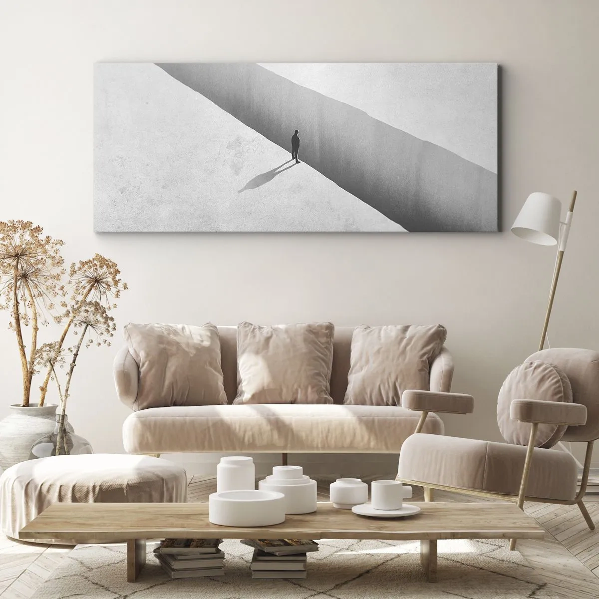 Cuadro sobre lienzo - Impresión de Imagen - Sin un destino claro - 100x40 cm
