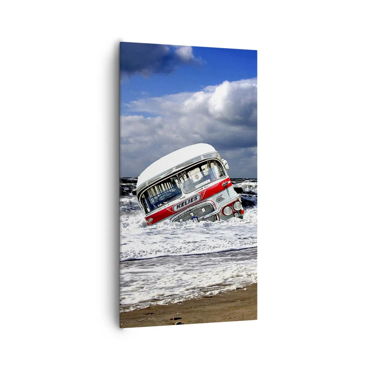 Cuadro sobre lienzo - Impresión de Imagen - ¿Y qué te sorprende? - 65x120 cm