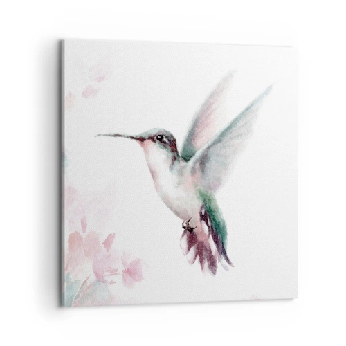 Cuadro sobre lienzo - Impresión de Imagen - Plasmando el aleteo - 60x60 cm