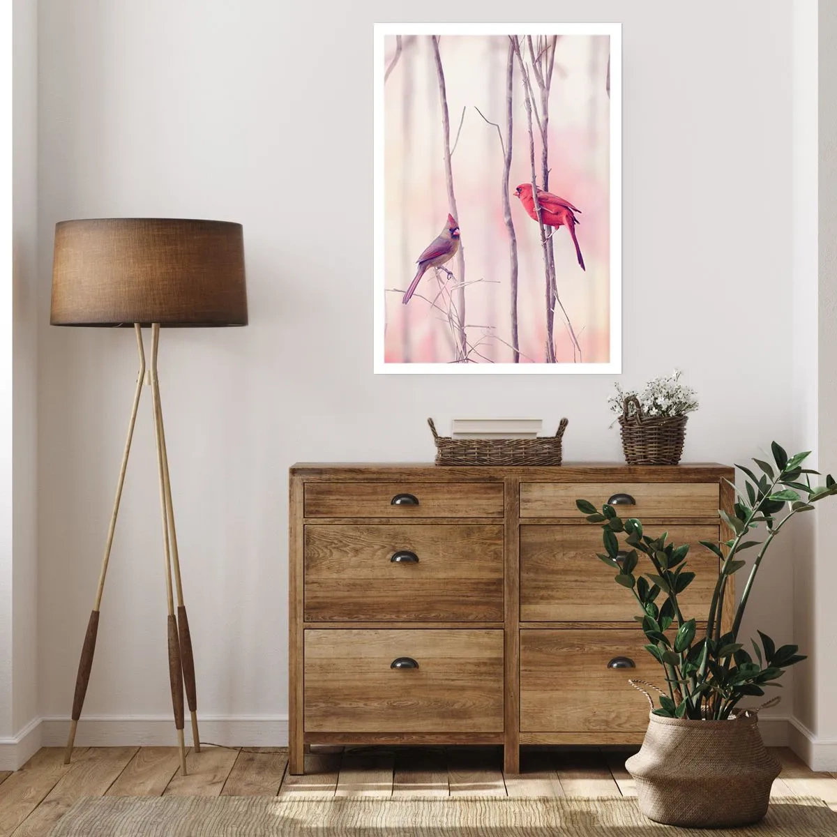 Póster - Historia de un bosque rosa - 40x50 cm