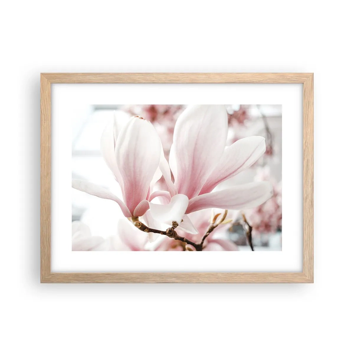 Póster en marco roble claro - Inmensidad de la ternura - 40x30 cm