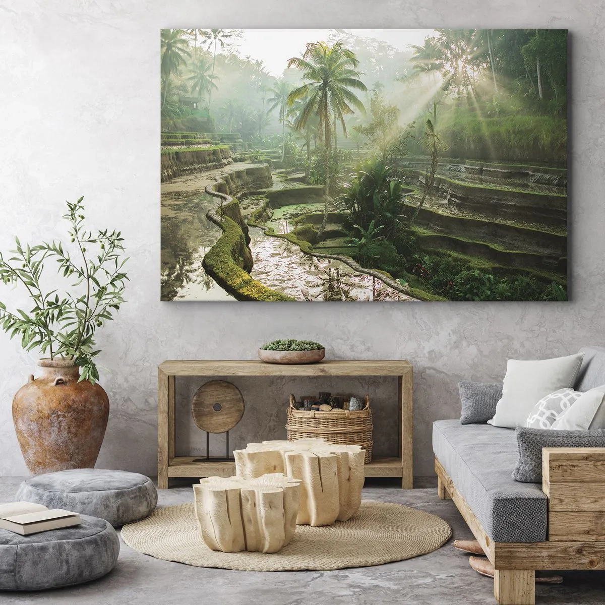 Cuadro sobre lienzo - Impresión de Imagen - Crecer bajo el sol - 70x50 cm