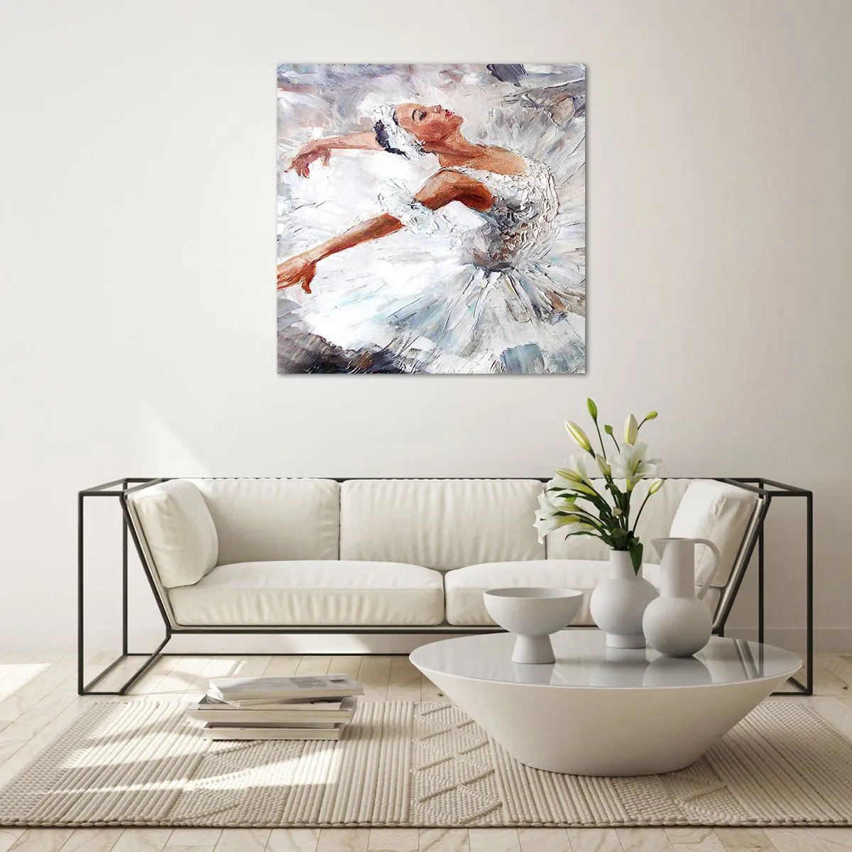 Cuadro sobre vidrio - Impresiones sobre Vidrio - Suave y ligera - 50x50 cm