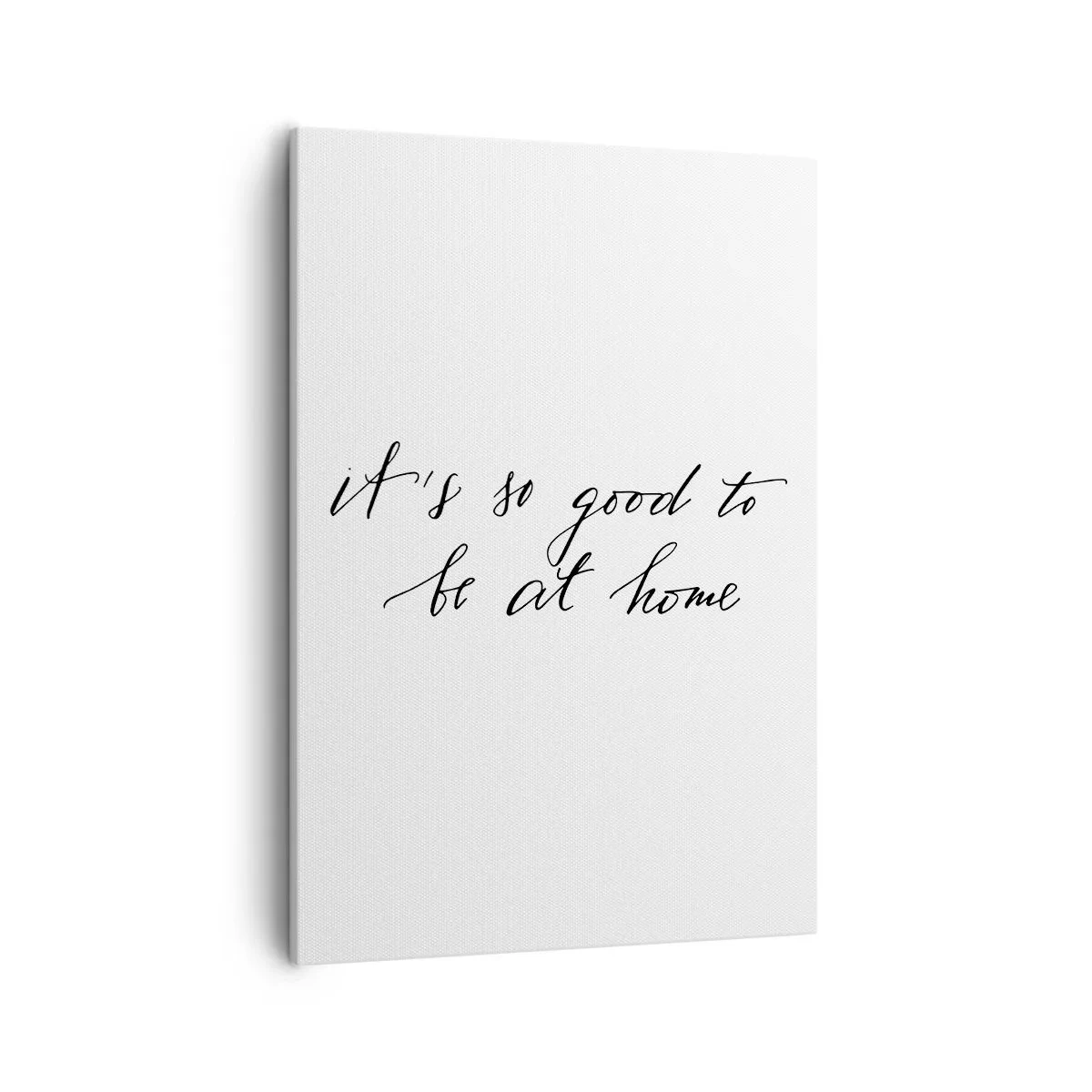 Cuadro sobre lienzo - Impresión de Imagen - Letras de estilo caligráfico sobre fondo blanco. - 50x70cm - Toda la verdad - Decoración de pared moderna para salón y dormitorio ARTTOR