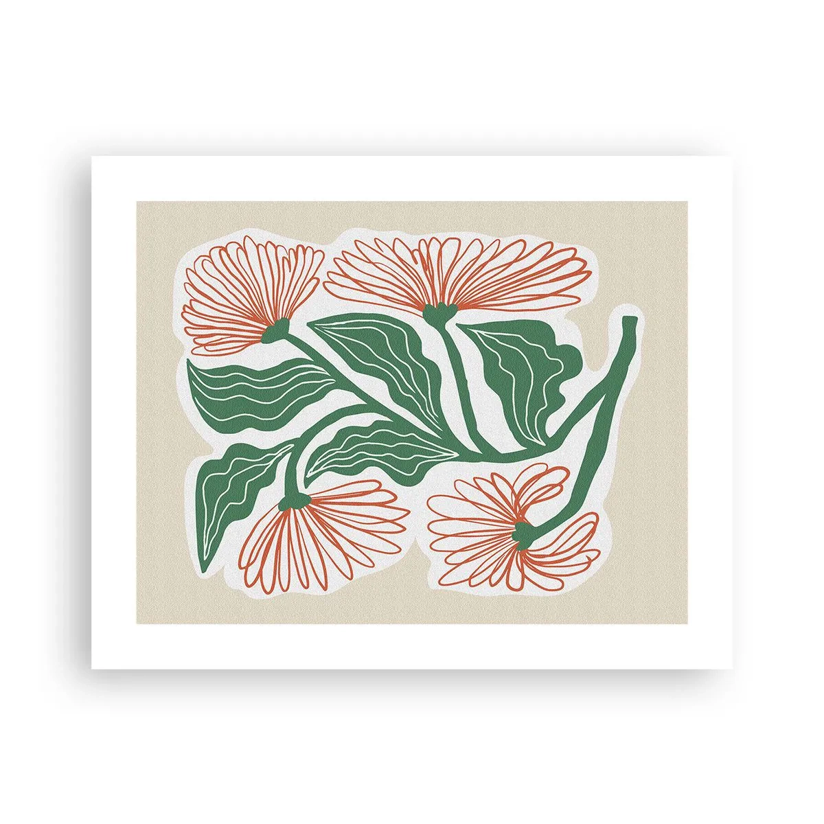 Póster - Folclórico y moderno - 50x40 cm