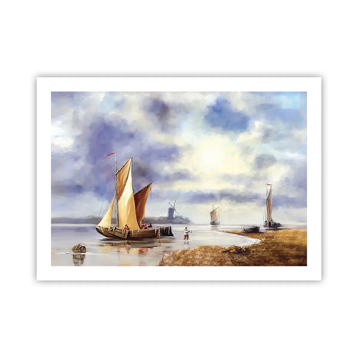Póster - El regreso de los marineros - 70x50 cm