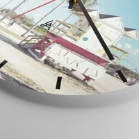 Esfera sin numeración, con rayas