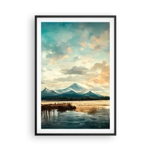 Póster en marco negro - Bajo la protección del cielo - 61x91 cm