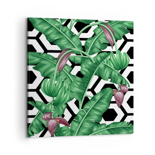 Cuadro sobre lienzo - Impresión de Imagen - Composición simétrica de la naturaleza - 60x60 cm