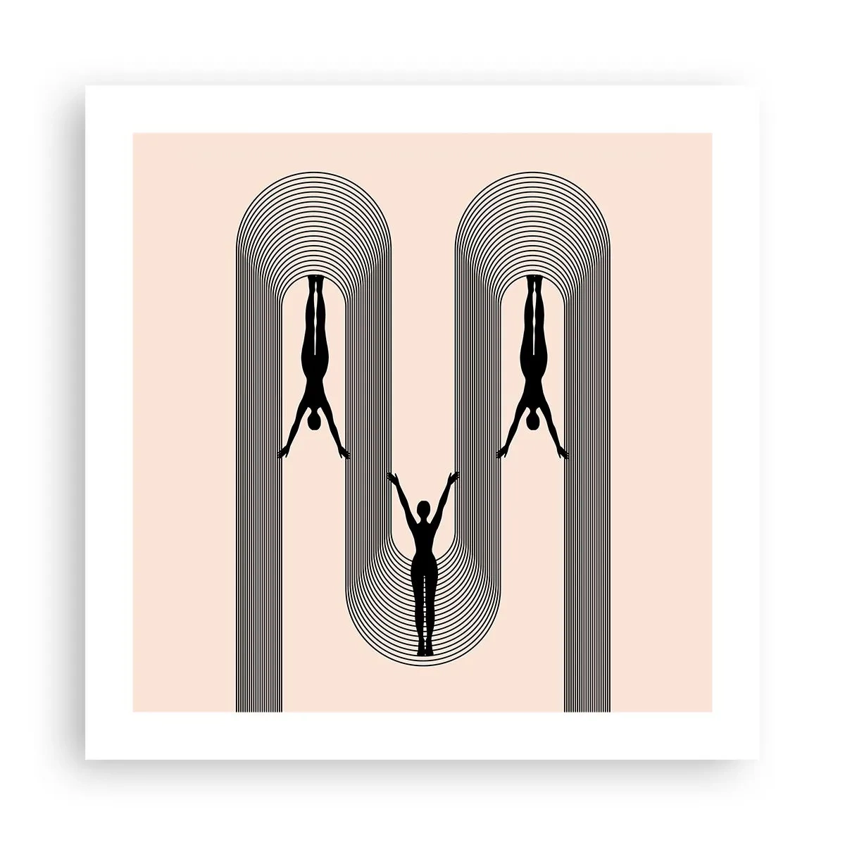 Póster - Al revés, o no - 50x50 cm