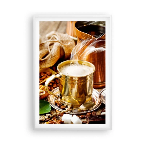 Póster en marco blanco - Que tengas un buen día - 61x91 cm