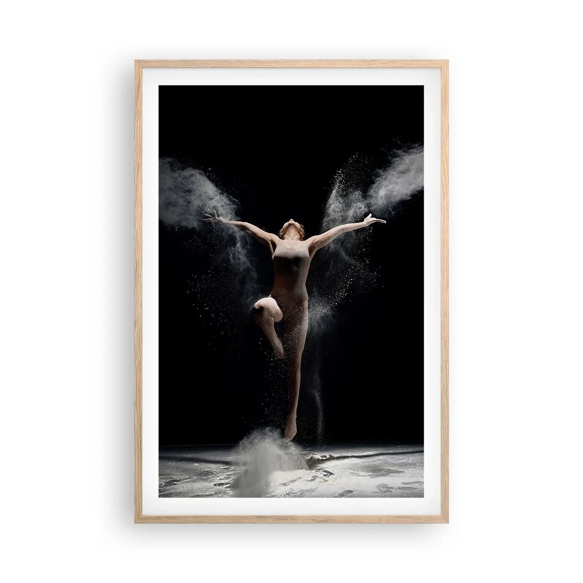 Póster en marco roble claro - Los duendes existen - 61x91 cm