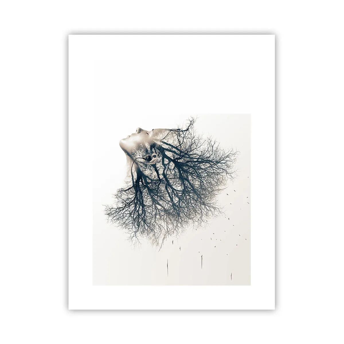 Póster - Escuchando el susurro de un árbol - 30x40 cm