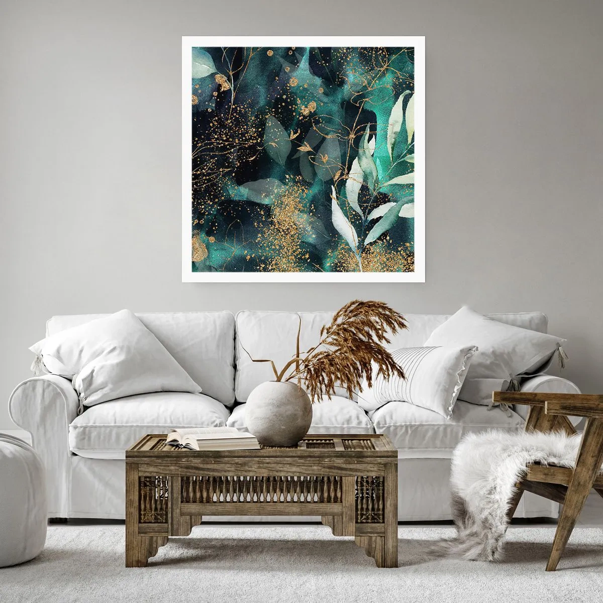 Póster - Jardín encantado - 30x30 cm